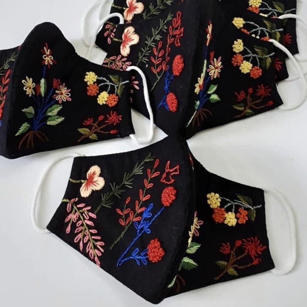 NEW Double Embroidered Face Mask